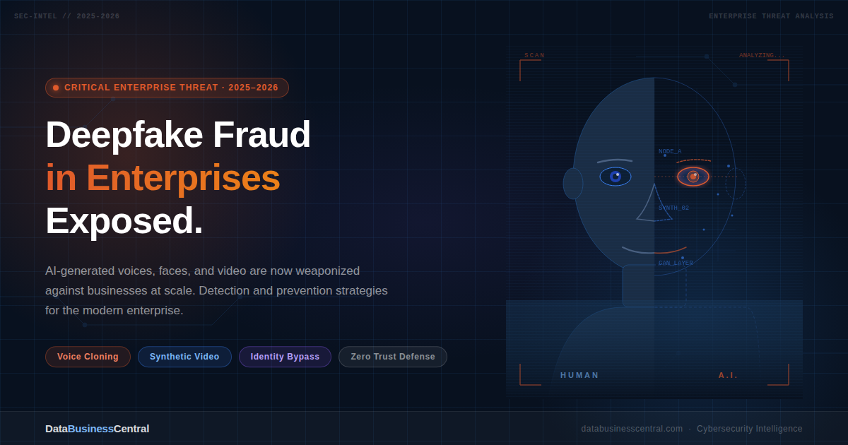 Deepfake Fraud in Enterprises:Detection and Prevention Strategies ...